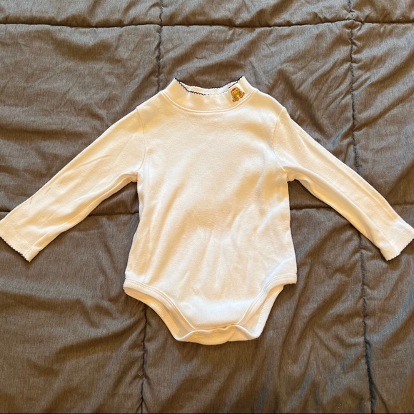 Vintage Bonnie Baby Frog Dress Set Size 24M Plaid Bow Preppy Mock Turtleneck - Picture 5 of 16